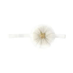 10mois Band For Hair 2020FW Flower White Gold