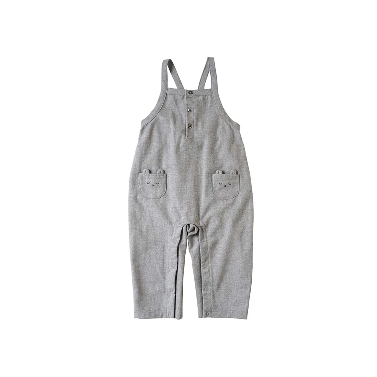 10mois Overalls Gray 21FW