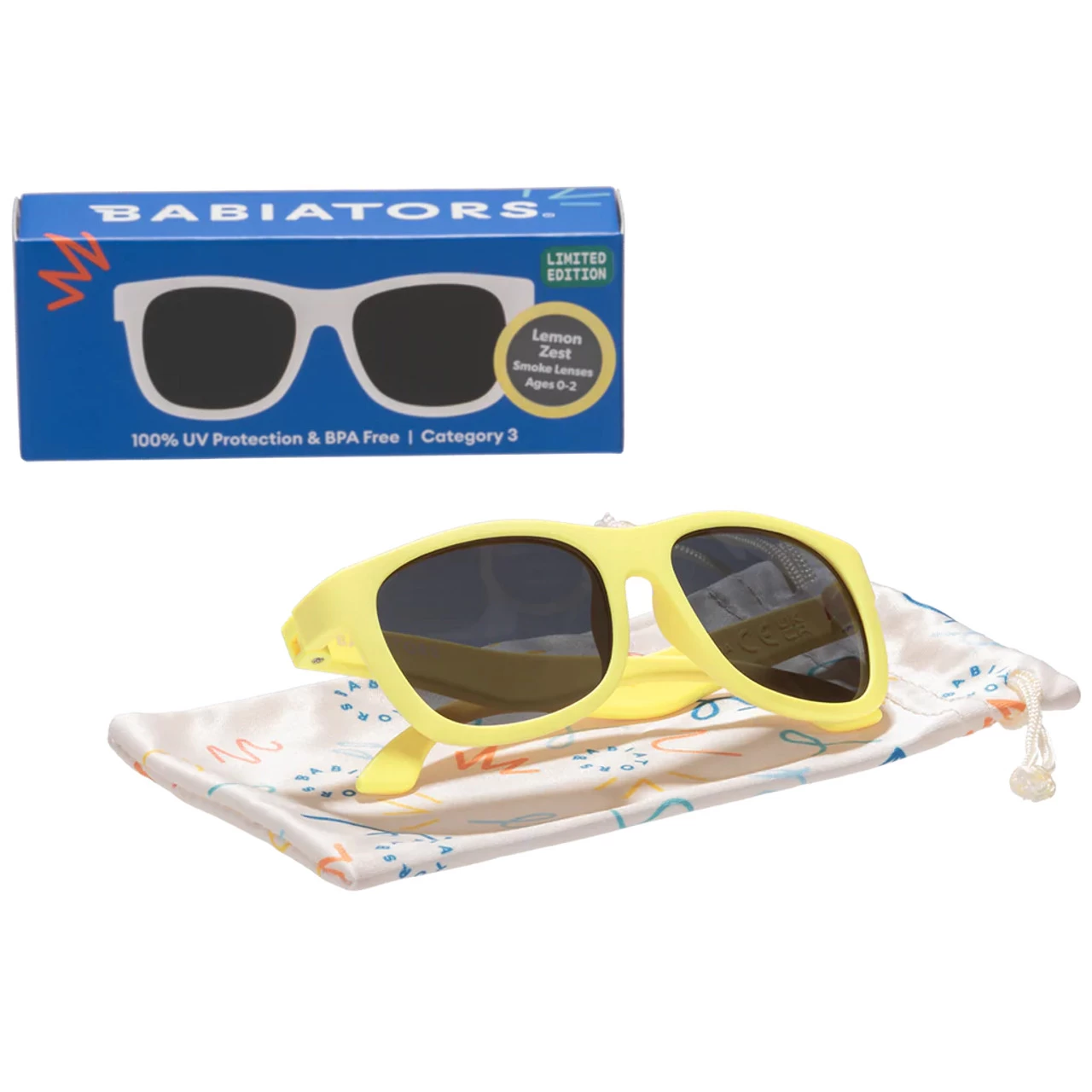Babiators Original Navigator Sunglasses Lemon Zest - Image 4
