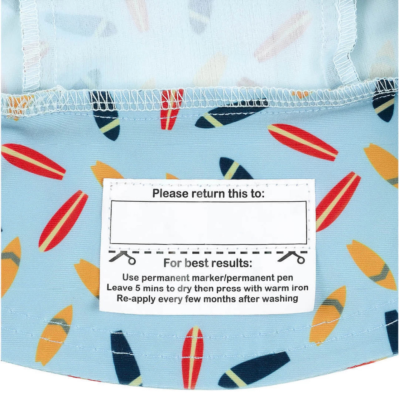 Bedhead Kids Classic Swim Bucket Hat Surfboard - Image 3