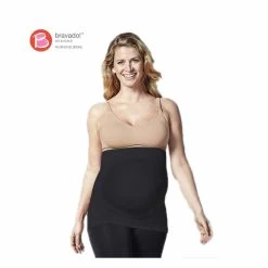 Bravado Belly And Back Pregnancy Support Band Black