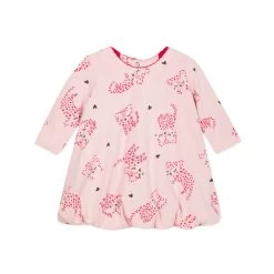 Catimini Rouge Robe Petale