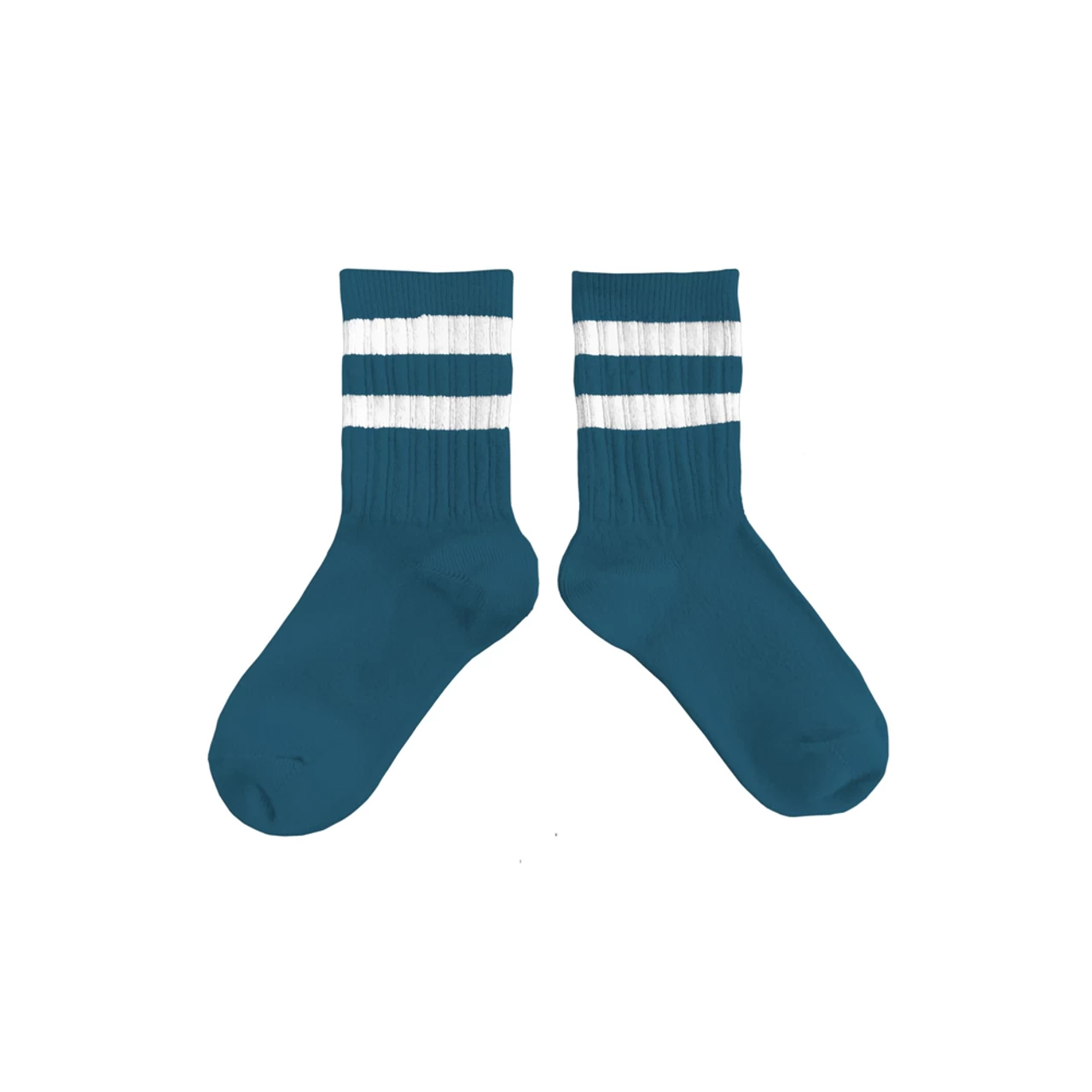 Collegien Sock Nico - Chaussettes A Cotes A Rayures Sport 581 Joli Paon