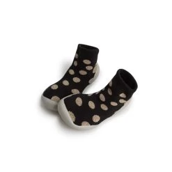 Collegien Sock Shoes Disco Gold Dots