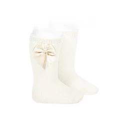 Condor Knee High Socks With Bow Nata 202 3 2-3Y