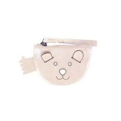 EZPZ Ronron Small Leather Crossbody Bag Lapinpin Pink