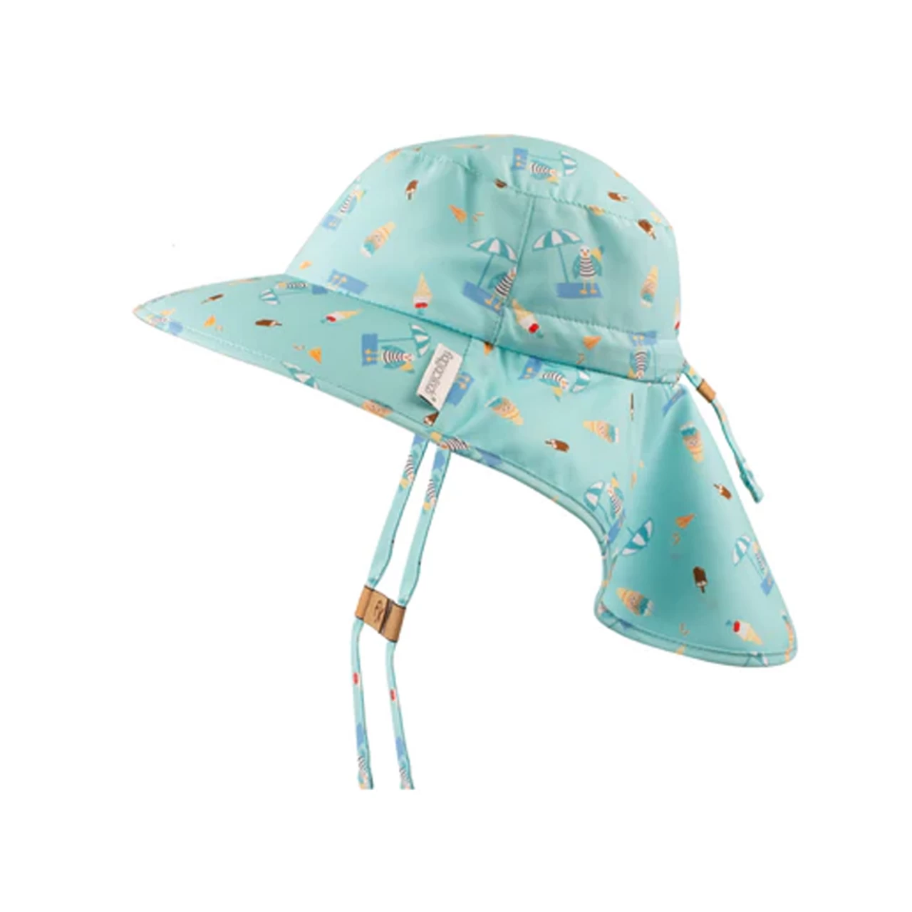 FlapJackKids Sun Hat With Neck Cape | Seaside