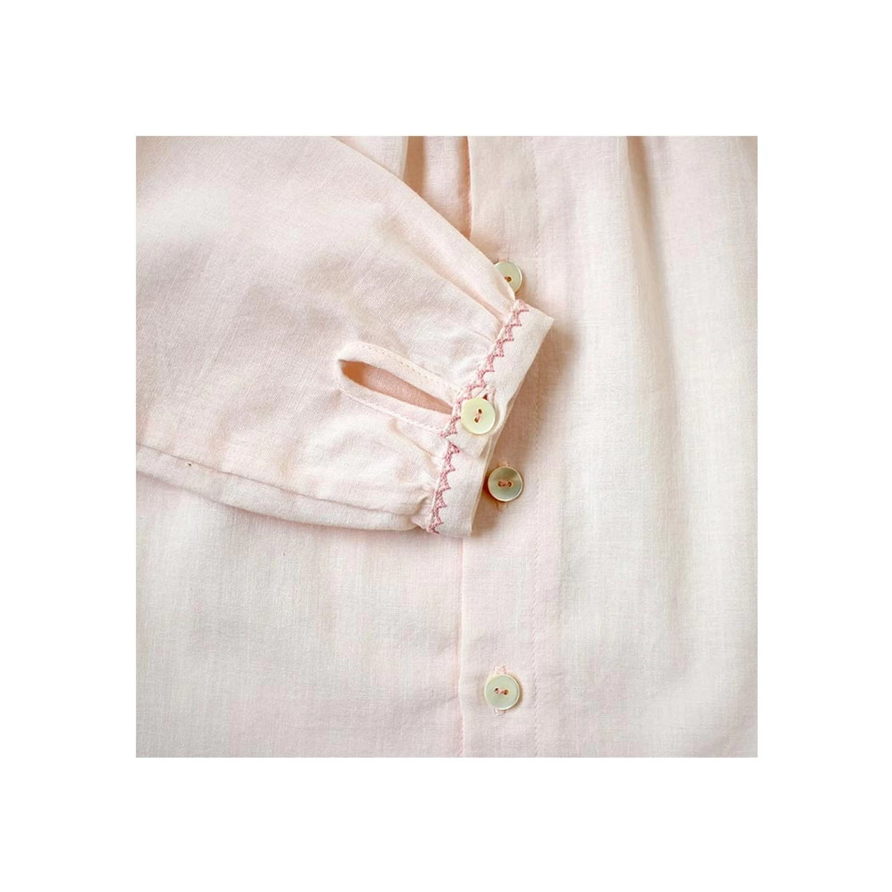 Hoppetta 10 Mois Round Neck Blouse Pink - Image 2