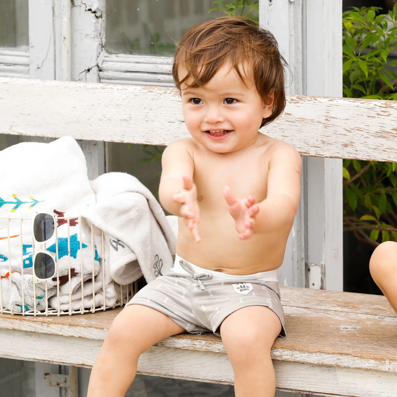 Hoppetta BOBO Swimwear Beige - Image 10