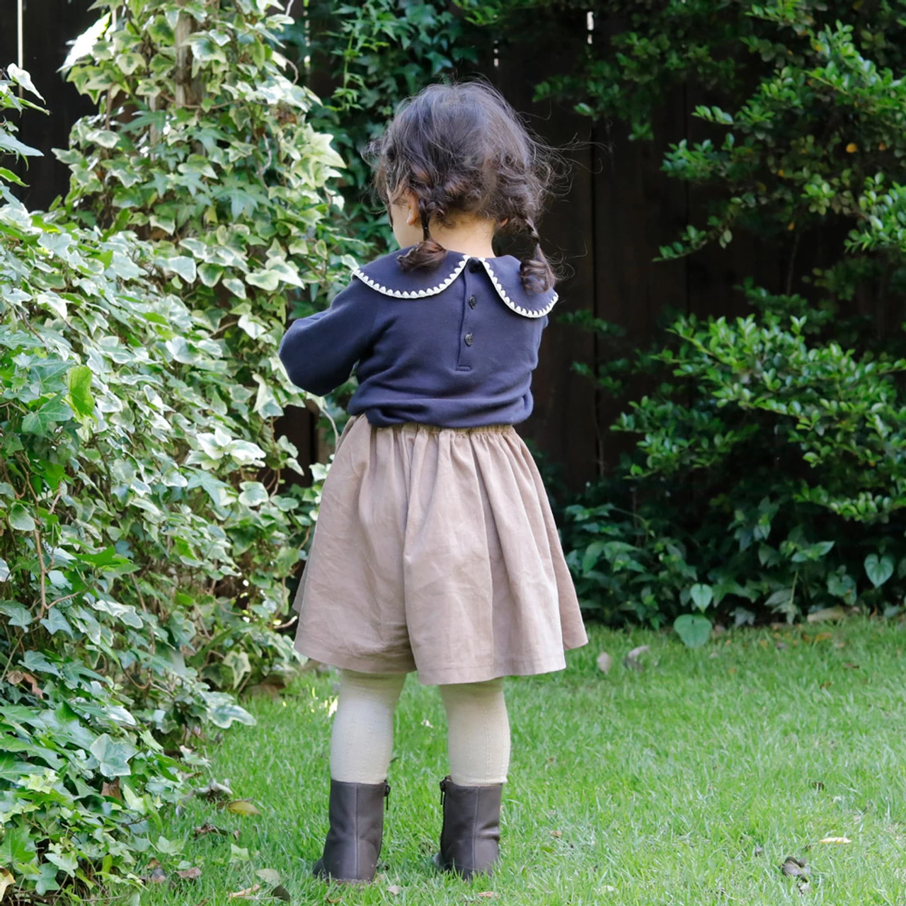 Hoppetta Culottes Pants 21FW Greige - Image 11