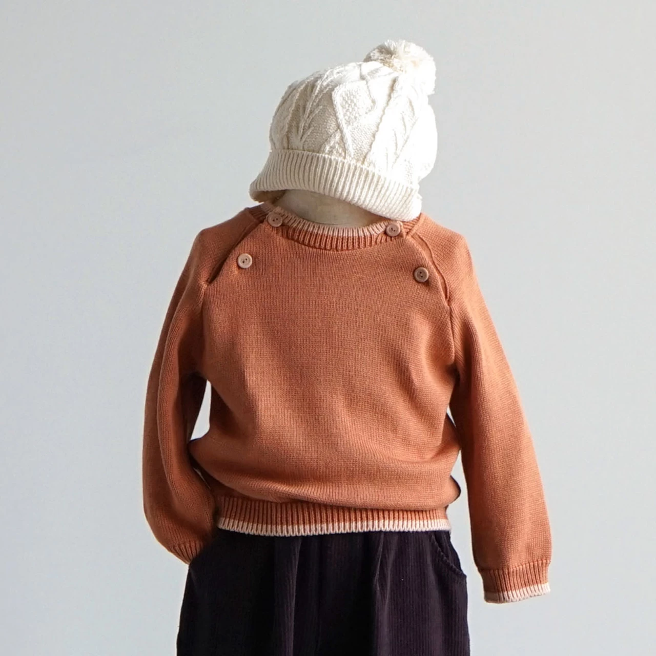 Hoppetta Knit Pullover Terracotta - Image 2