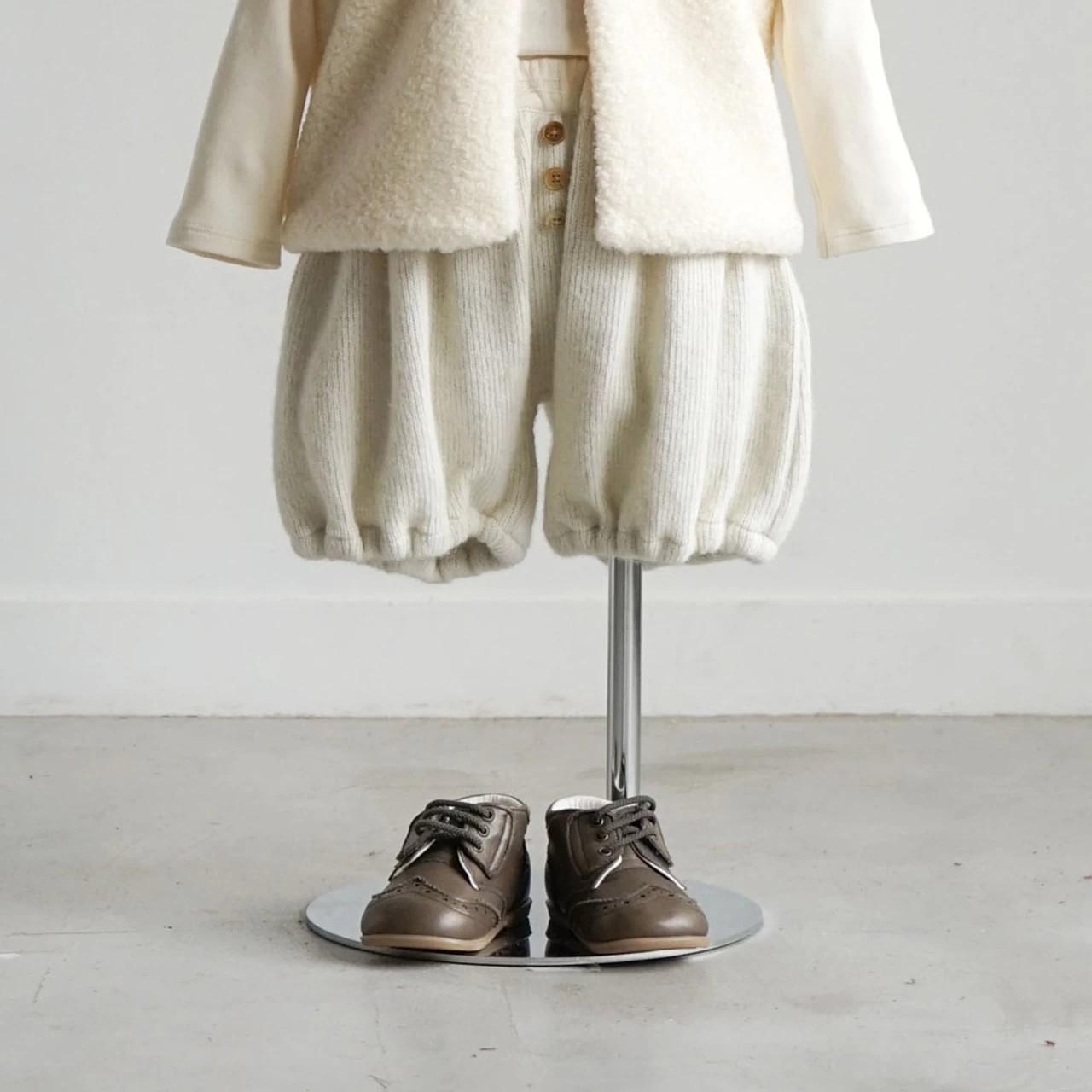 Hoppetta Pants 2020FW White - Image 6