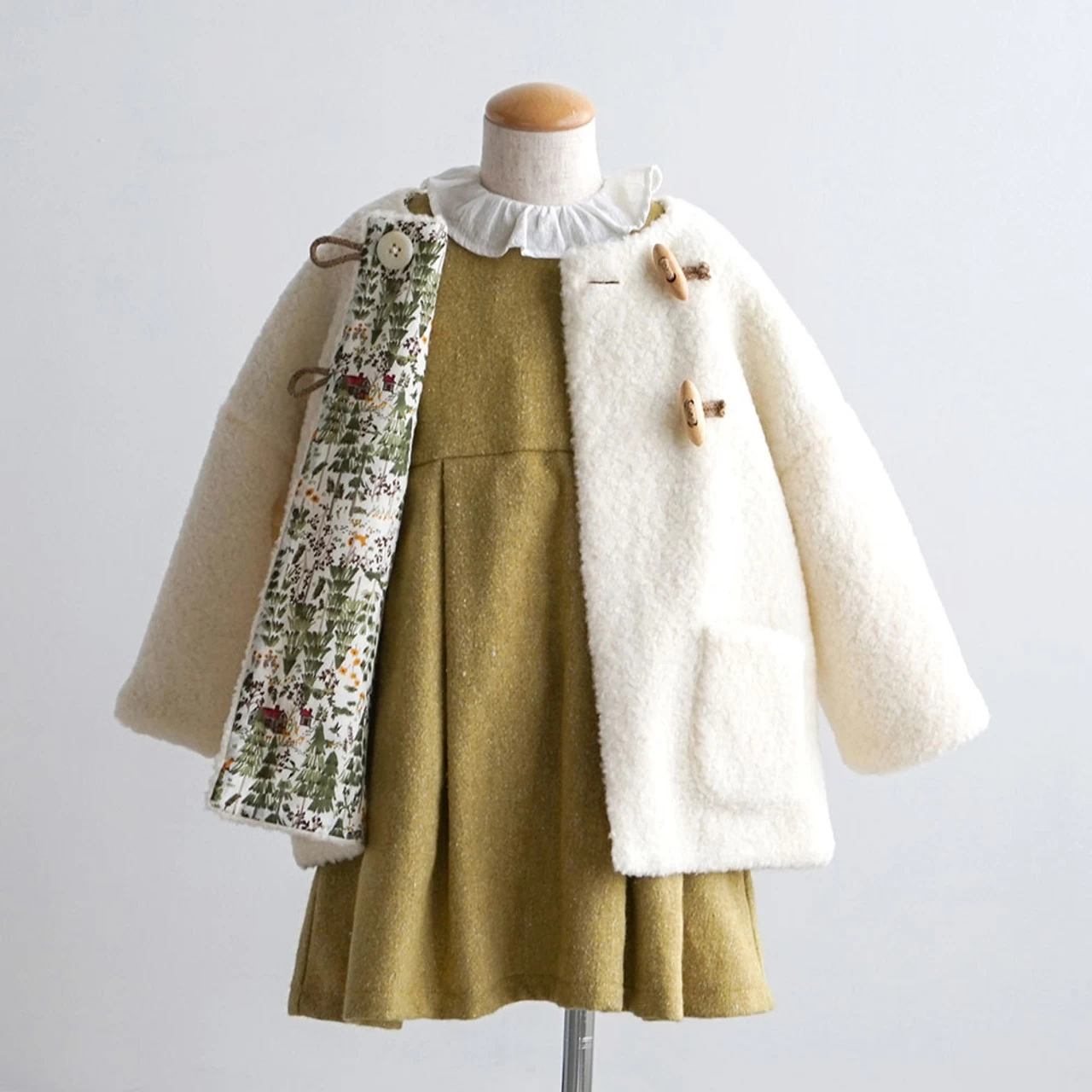 Hoppetta Coat Cream - Image 8
