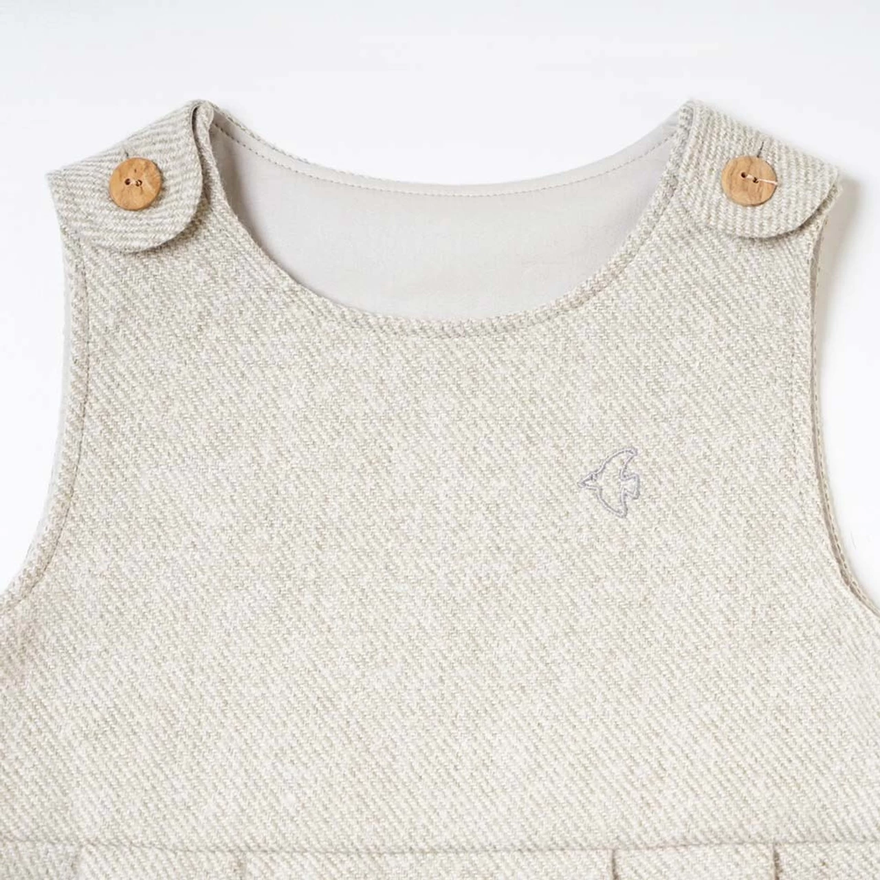 Hoppetta Overalls Beige - Image 3