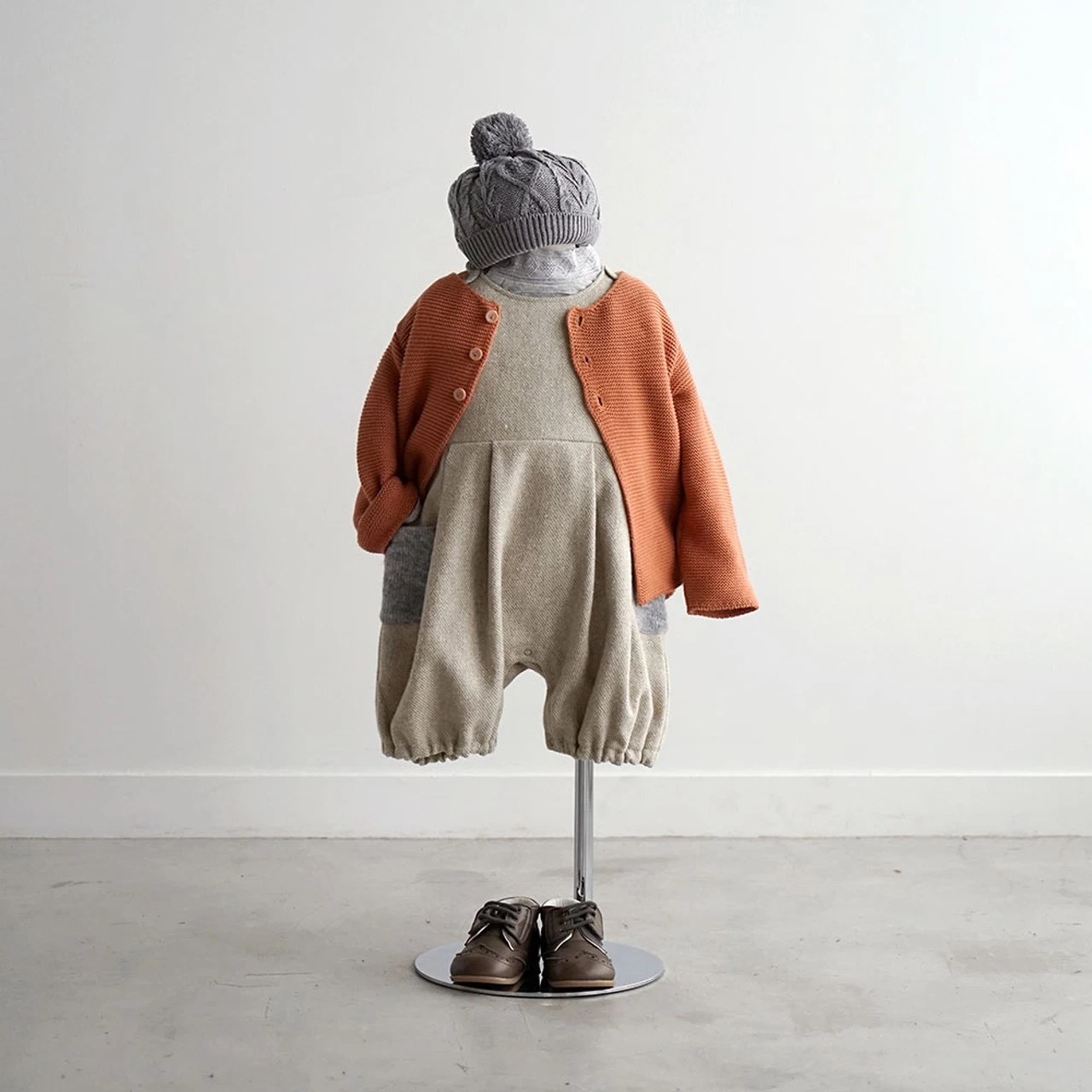 Hoppetta Overalls Beige - Image 8