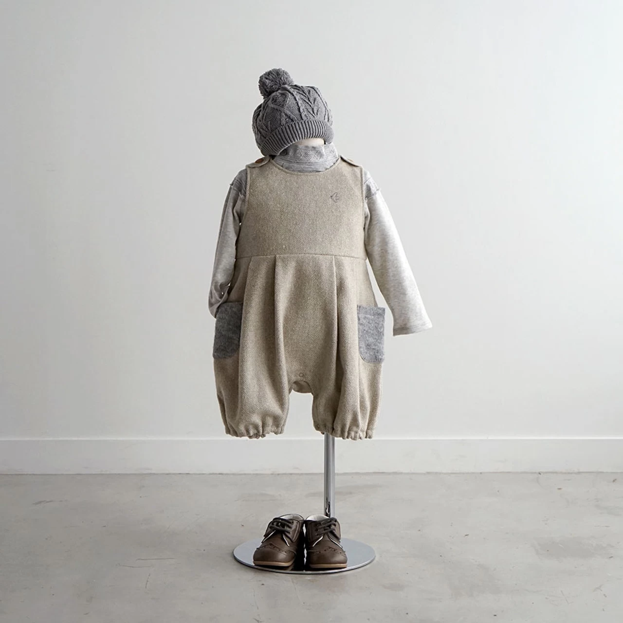 Hoppetta Overalls Beige - Image 9