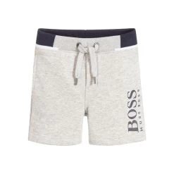 Hugo Boss Boys Grey Jersey Shorts