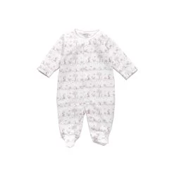 Kissy Kissy Nature's Nursery Print Footie Pink