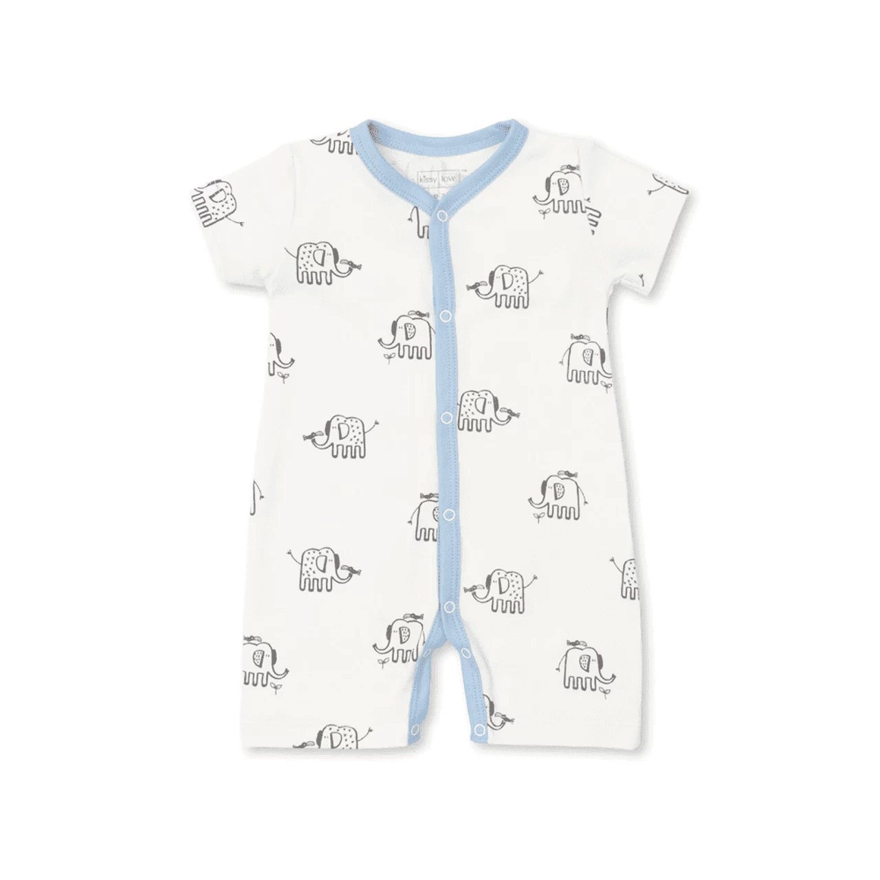 Kissy Kissy Short Playsuit 22SS XElephants Black/Blue
