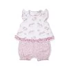 Kissy Kissy Sunsuit Set Mix Pink