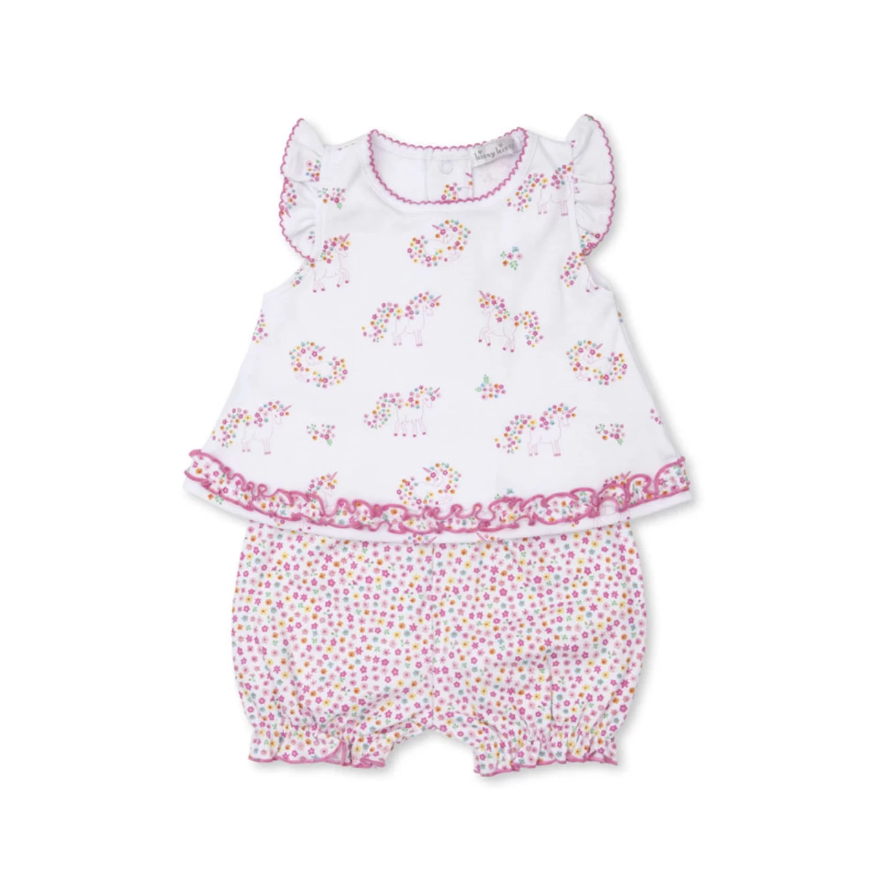 Kissy Kissy Sunsuit Set Mix Pink