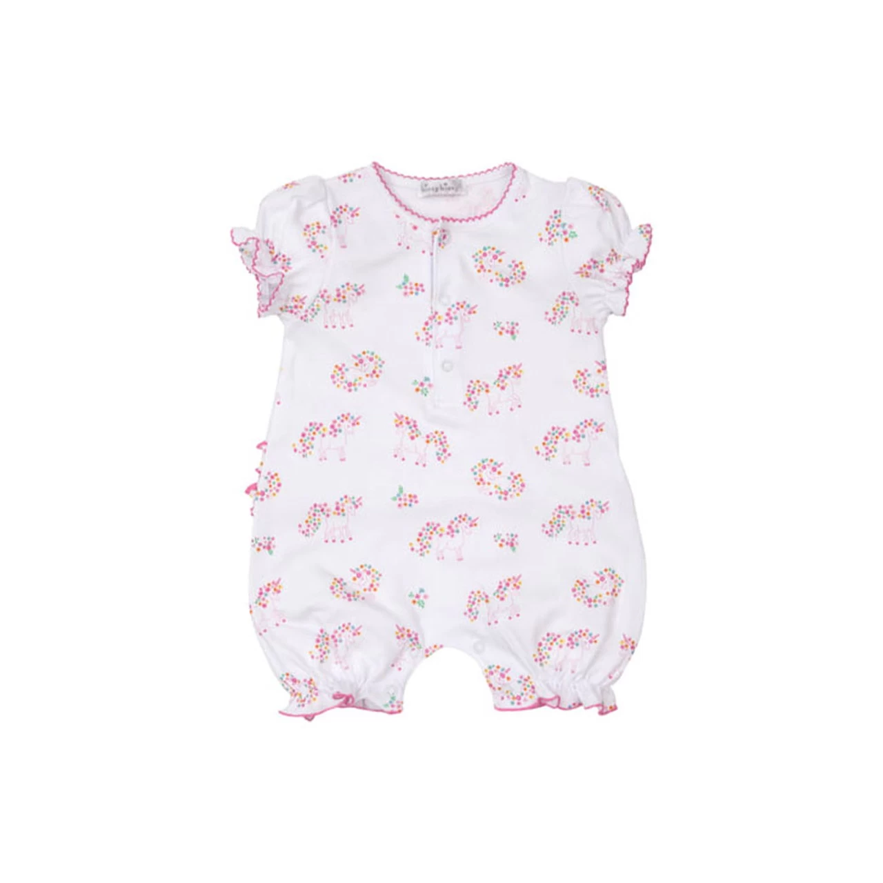 Kissy Kissy Unicorn Garden Short Playsuit PRT