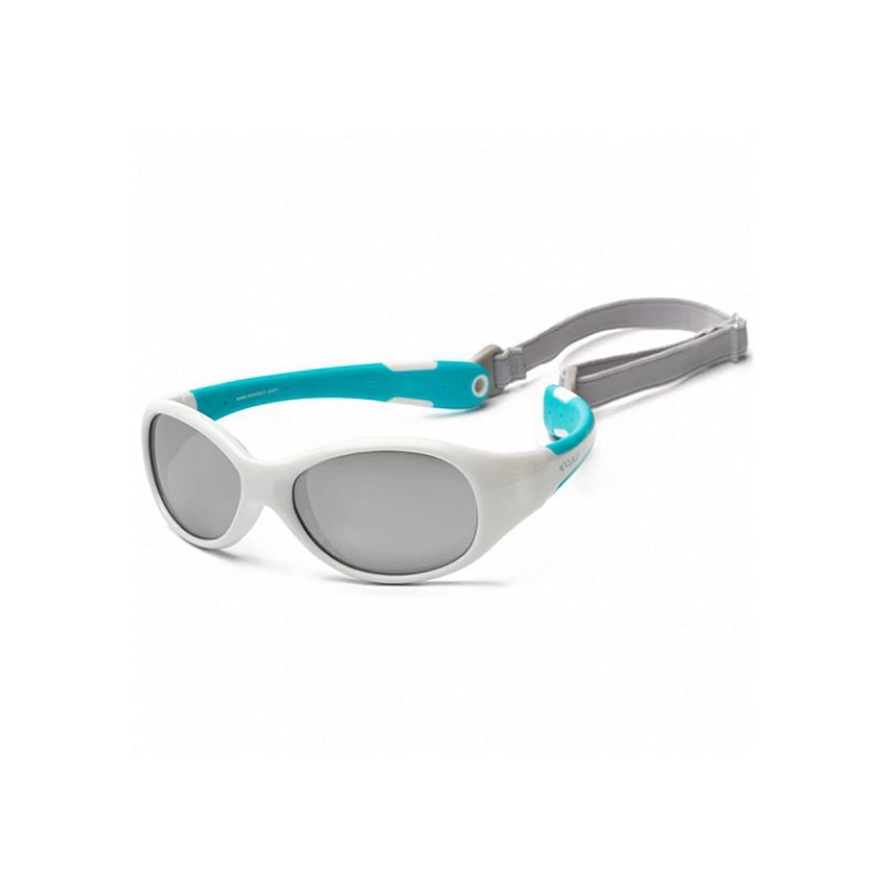 Koolsun Flex Sunglasses White Aqua 0-3Y
