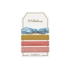 Milledeux Glitter Hairties Collection 4-Pack C13 Blue