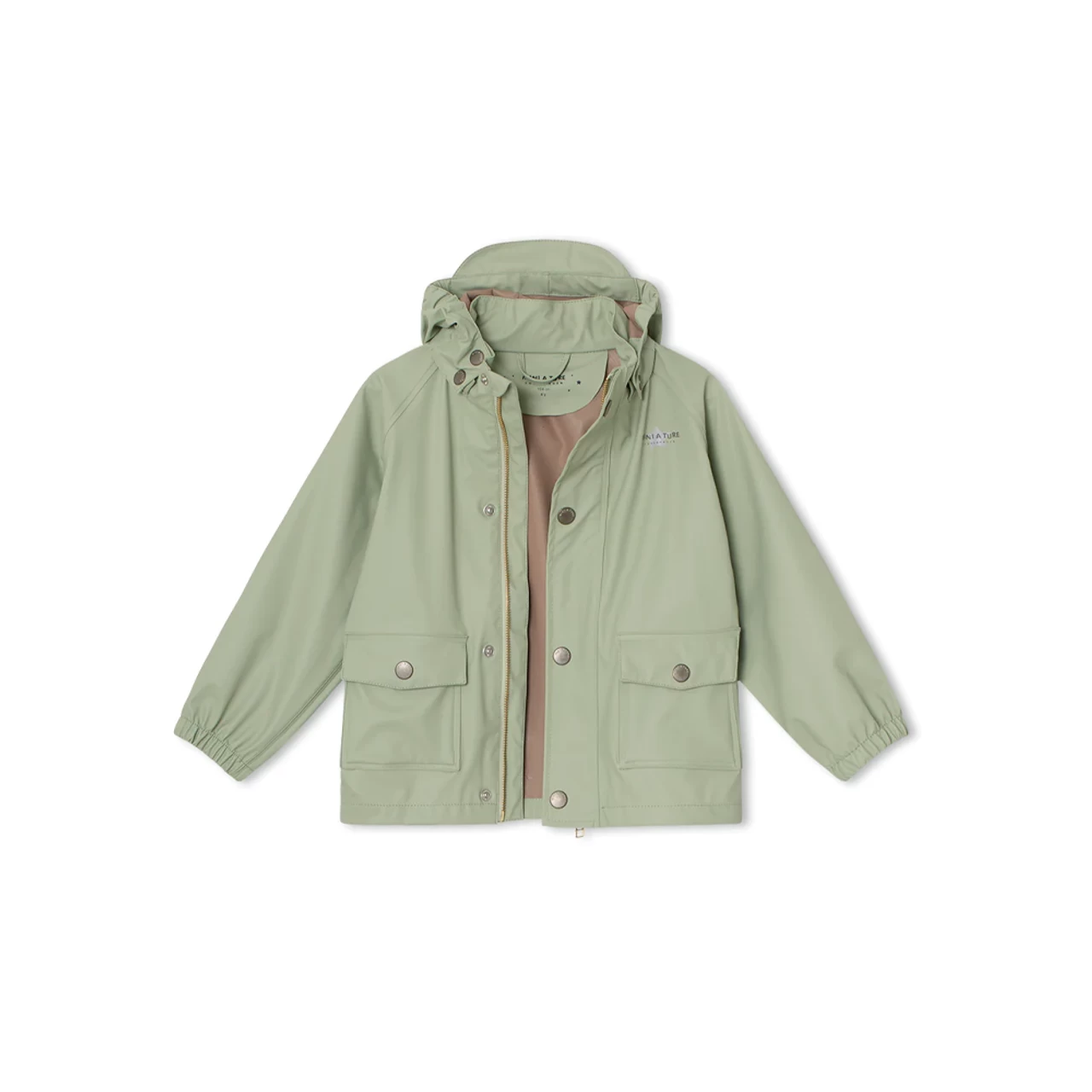 Mini A Ture Julien Rain Jacket. GRS Desert Sage - Image 2