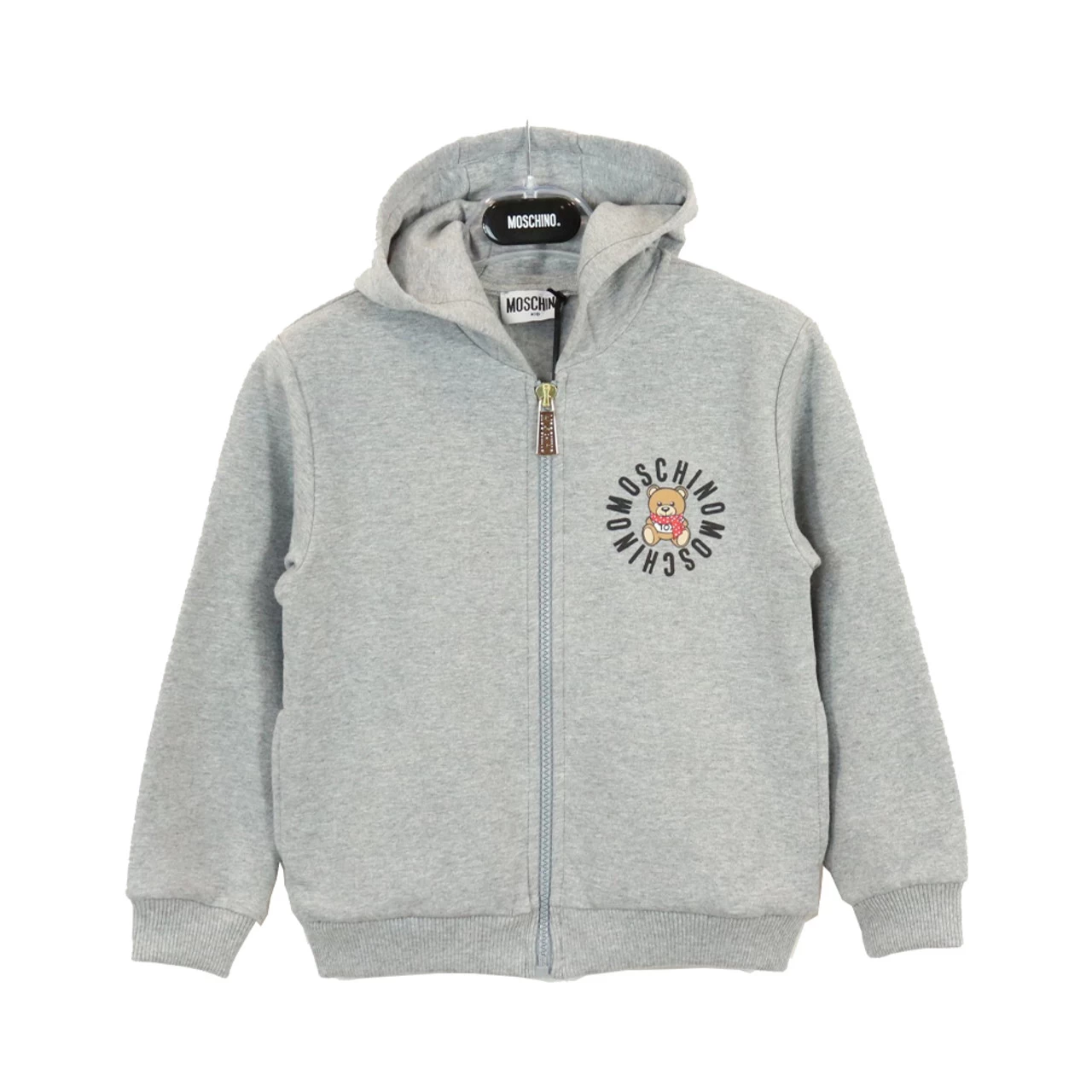 Moschino 2 PCS Hooded Zip Up Track Set With Logo Bear - Image 2