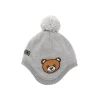 Moschino Baby Pom Hat With Bear Gery Mela