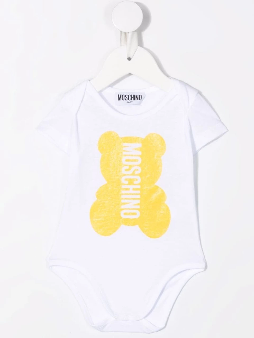 Moschino Bodysuit Gift Logo 2PK Yellow 22SS - Image 2