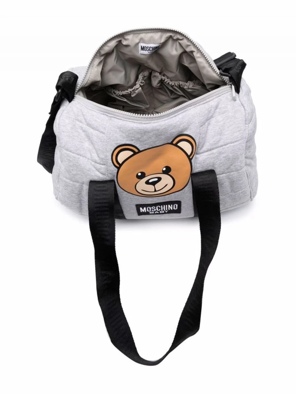 Moschino Changing Bag W BR Head & Mat 21FW Grey - Image 4