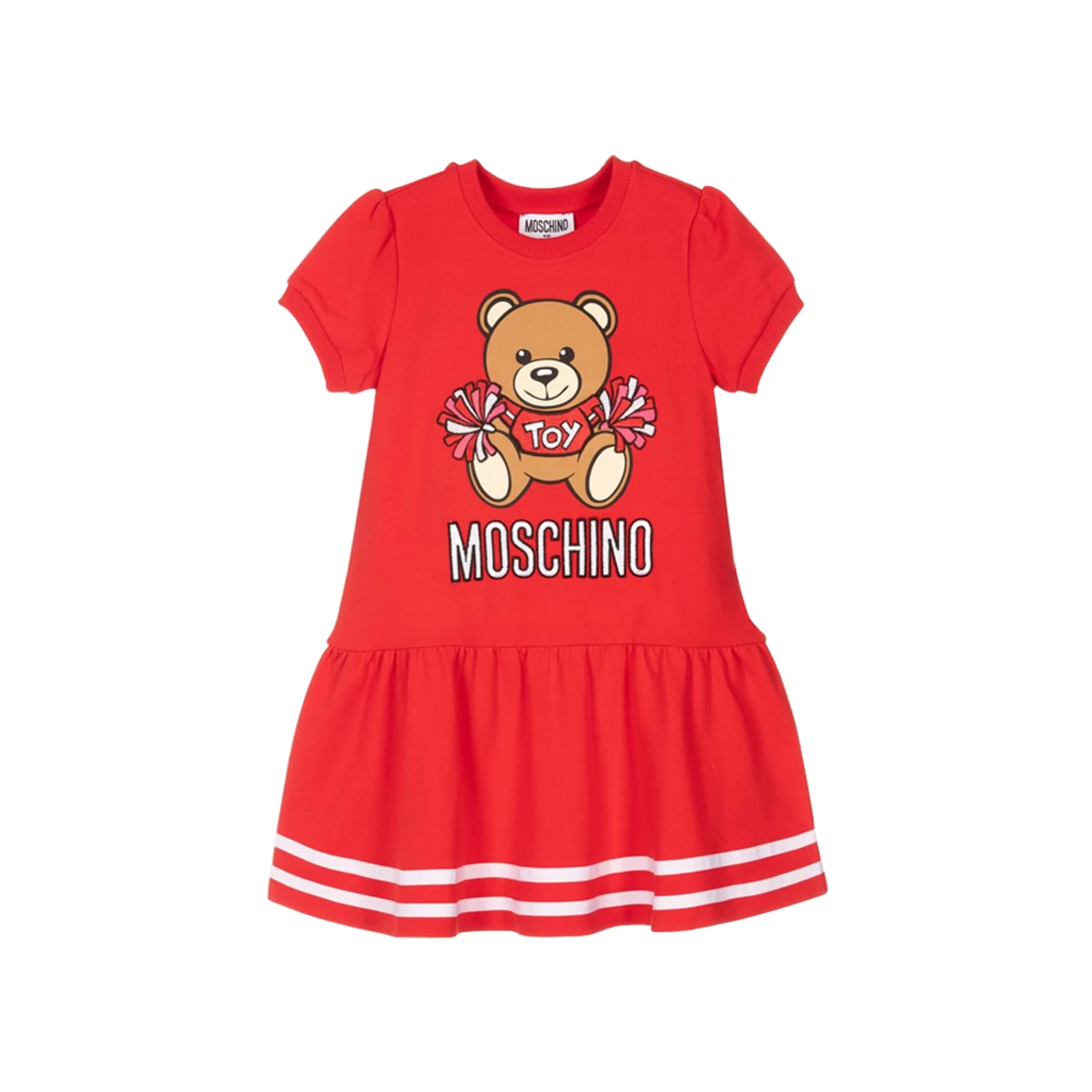 Moschino Dress Cheerleader Red 22SS