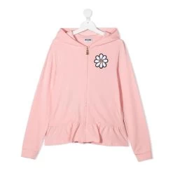 Moschino Girl Hooded Sweatshirt Ruffles And Lower 2021ss