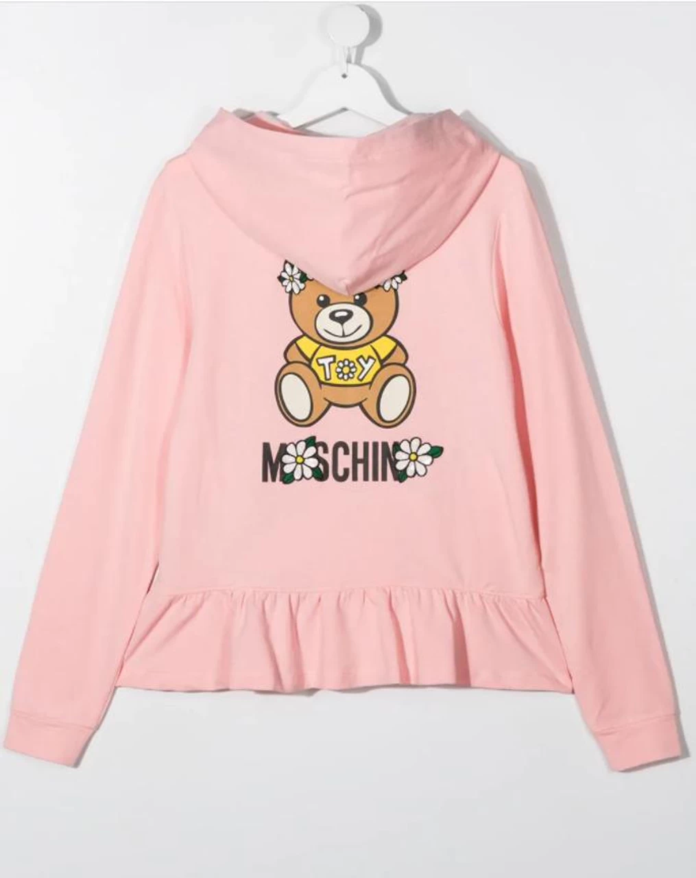 Moschino Girl Hooded Sweatshirt Ruffles And Lower 2021ss - Image 2
