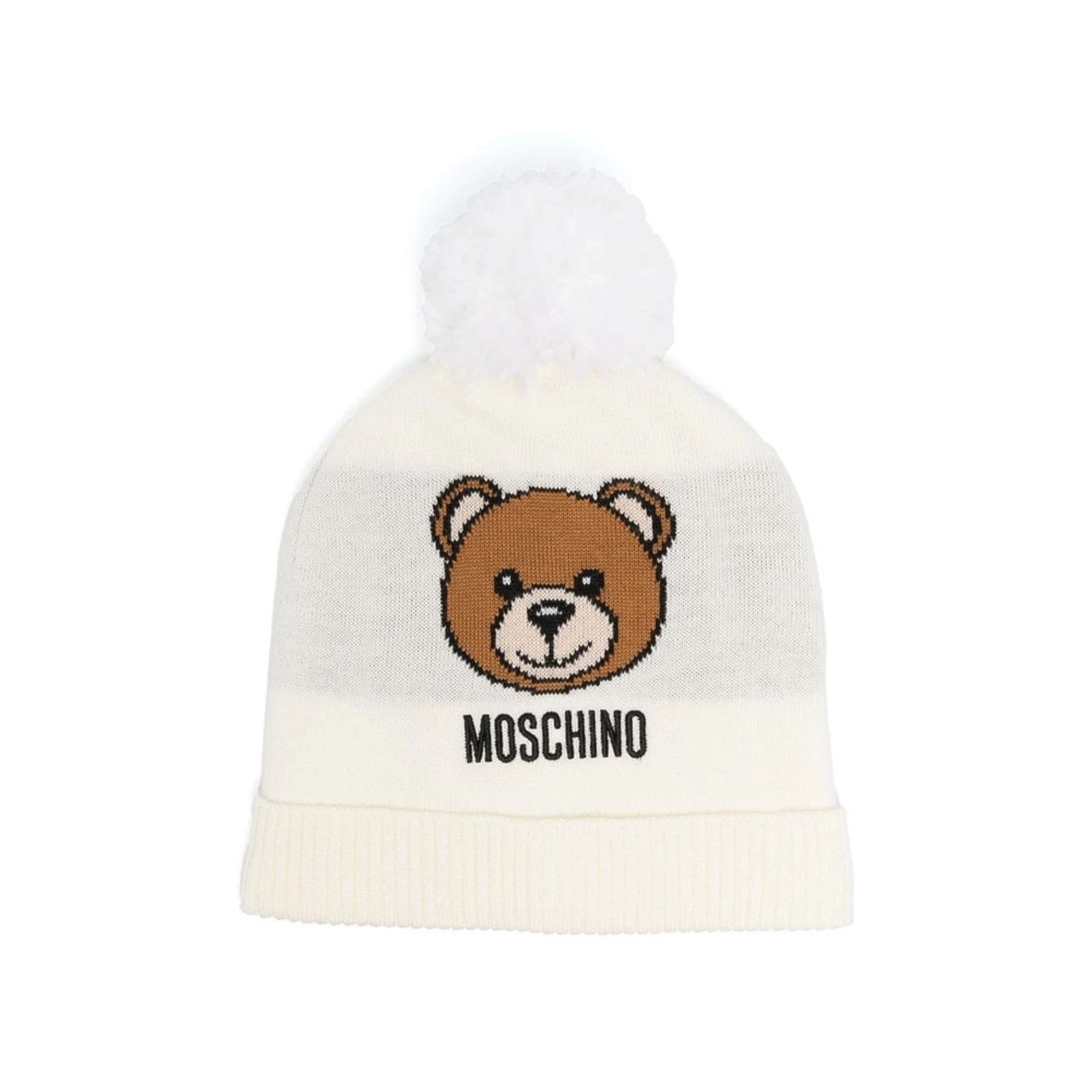 Moschino Hat With Bear Graphic Cloud
