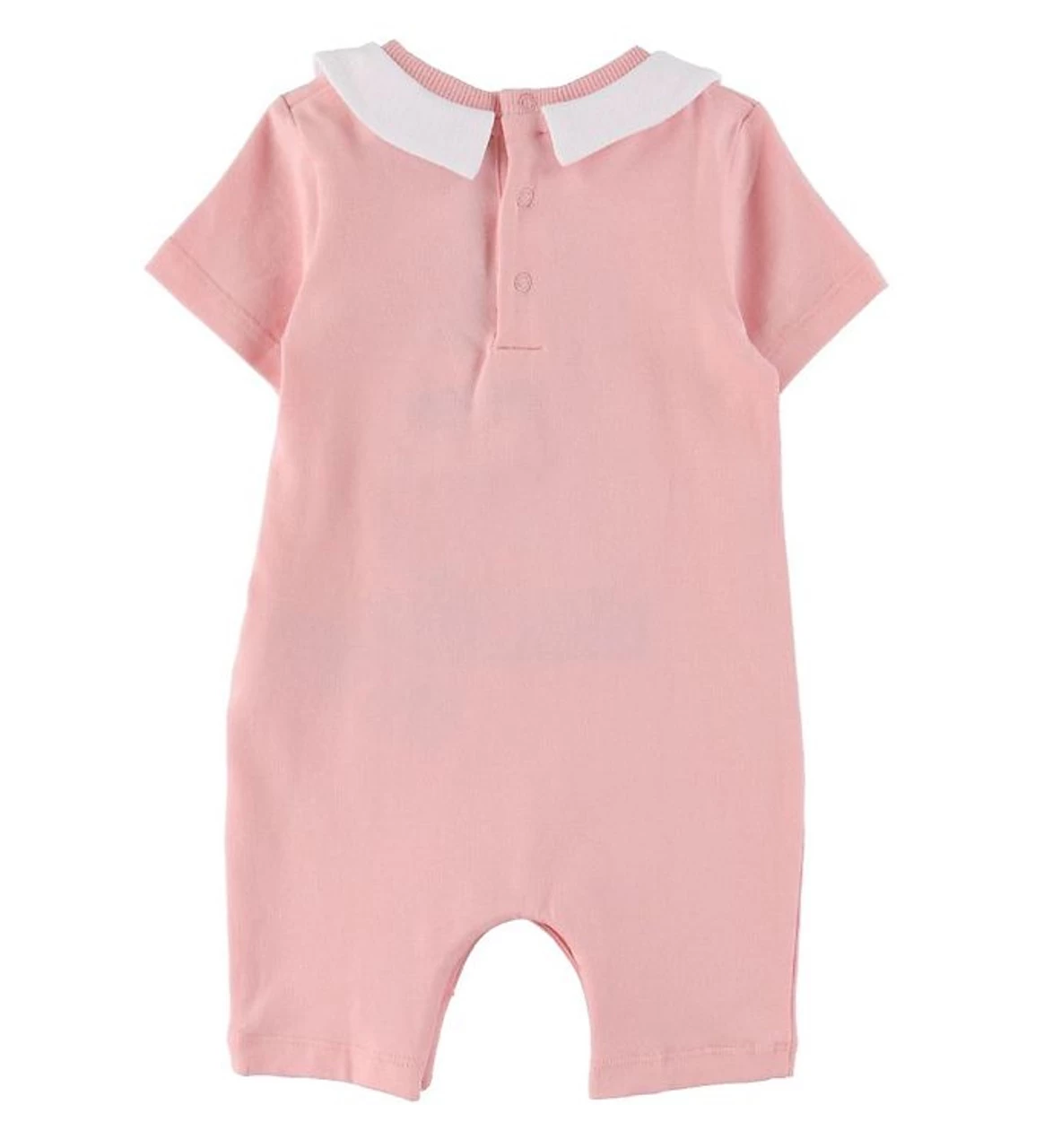 Moschino Romper Embroidered Logo GiftBox Sugar Rose 22SS - Image 3