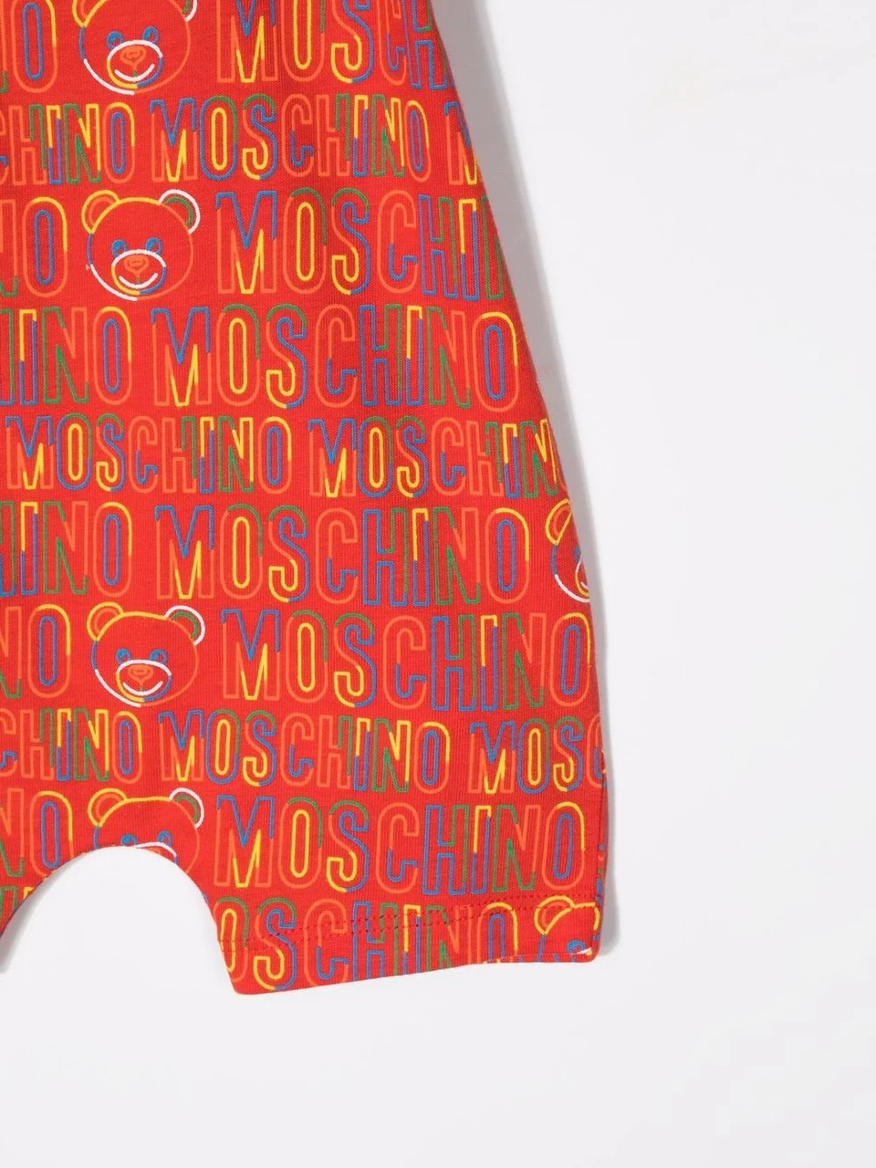 Moschino Romper Hat Gift Red Multico 22SS - Image 3