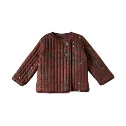 NAOMI ITO Quilted Jacket Brown 80cm