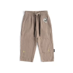 NUNUNU Muslin Beach Pants Stone
