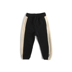 NUNUNU SIDE ELEMANTS SWEATPANTS BLACK