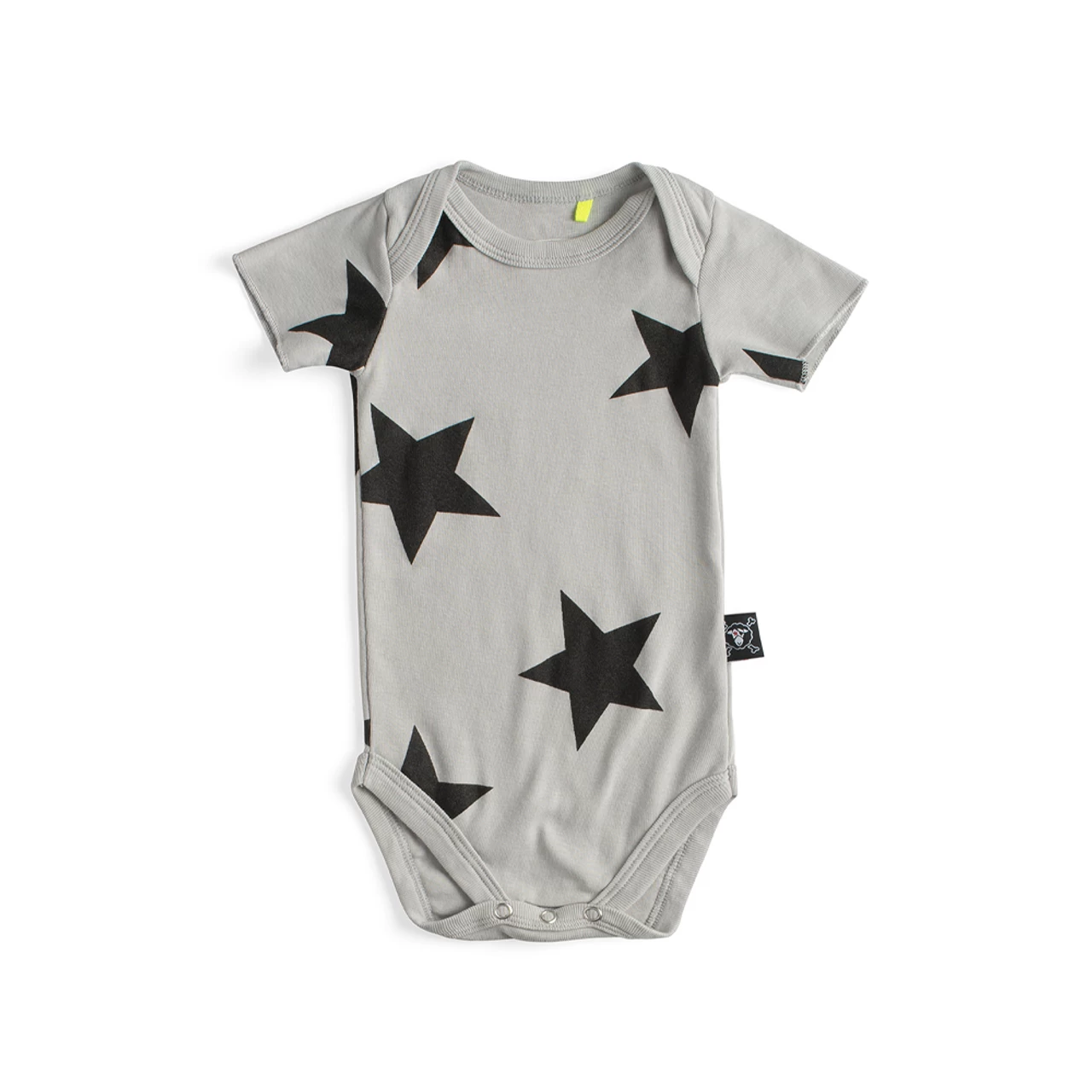 NUNUNU Star Onesie Ice Grey