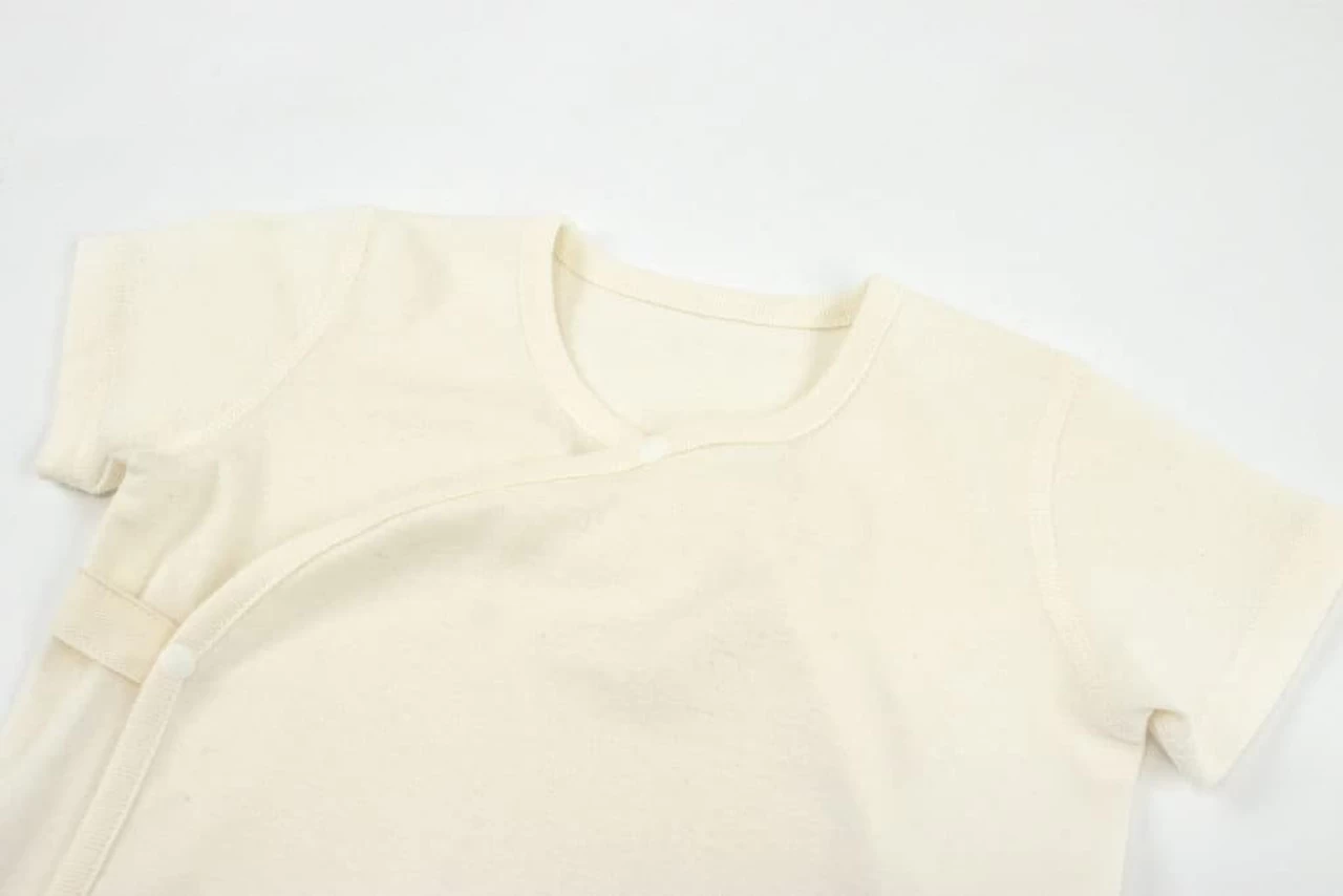 Nest Designs Basics Organic Cotton Ribbed Kimono Short Sleeve T-shirt (3 Pack)-White - Image 2