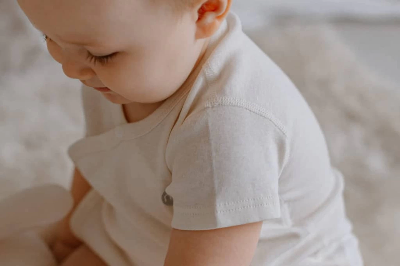 Nest Designs Basics Organic Cotton Ribbed Kimono Short Sleeve T-shirt (3 Pack)-White - Image 7