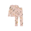 PETIT BATEAU PYJAMA PINK FLOWER