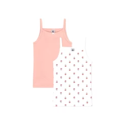 Petit Bateau 2 Chemises Bretelles Top Varian