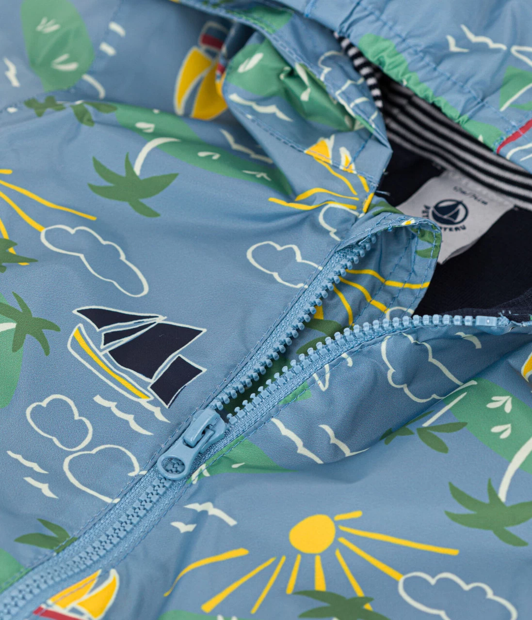 Petit Bateau Babies' Recycled Polyester Windbreaker - Image 4