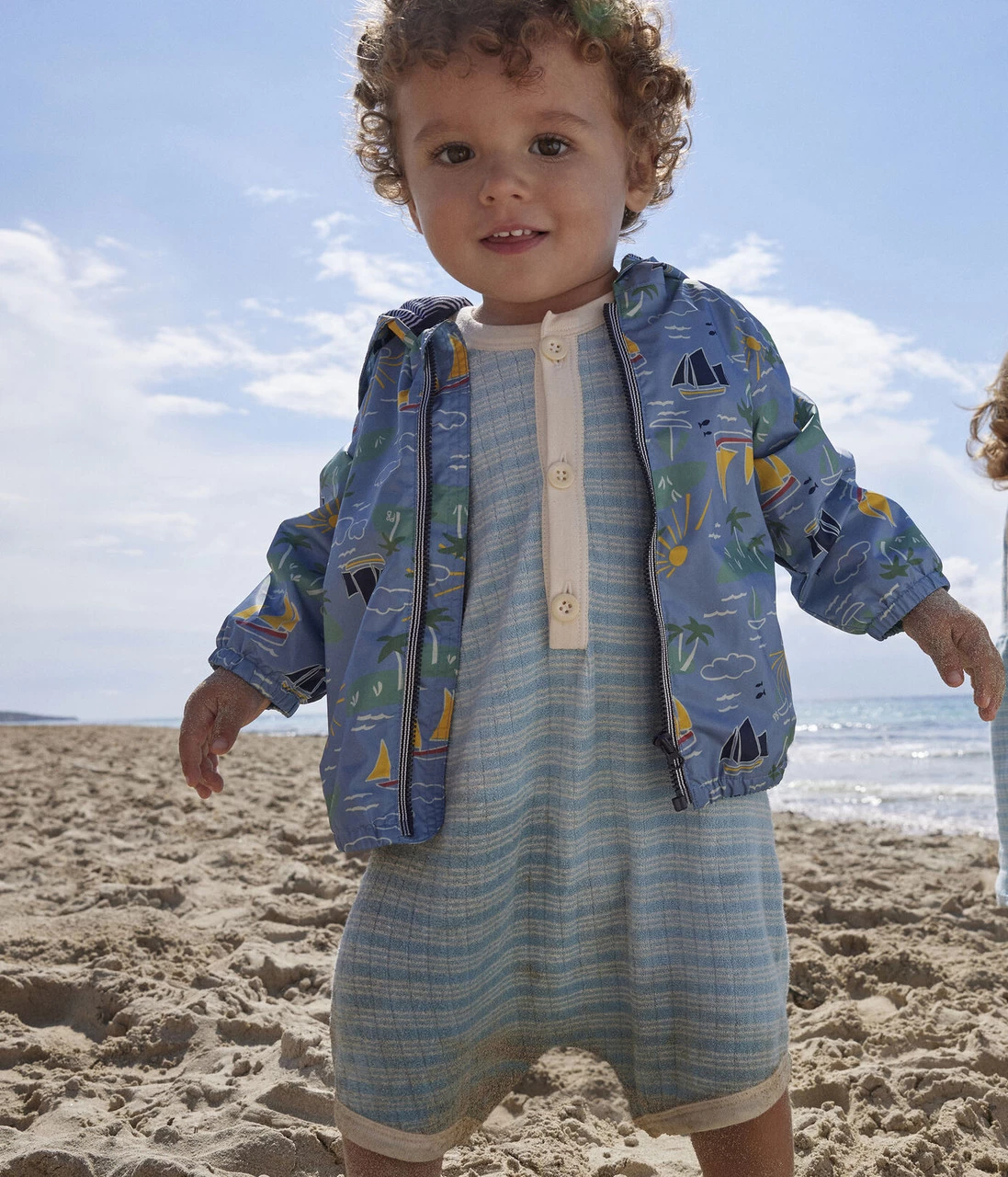 Petit Bateau Babies' Recycled Polyester Windbreaker - Image 5