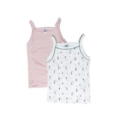 Petit Bateau Set Of 2 Girl's Tank Tops